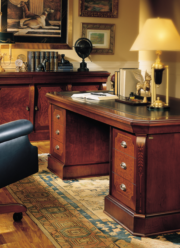 executive desk leather top albeniz traditional Hurtado
                                            (imagen 3 de 6)