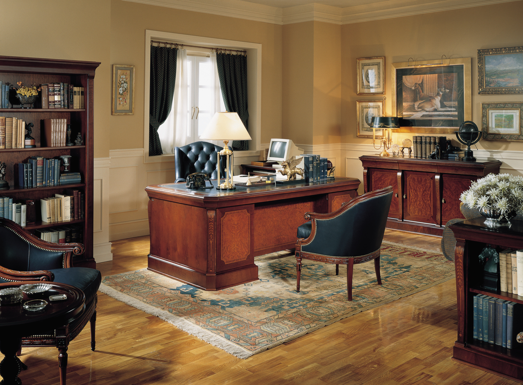 executive desk leather top albeniz traditional Hurtado
                                            (imagen 5 de 6)