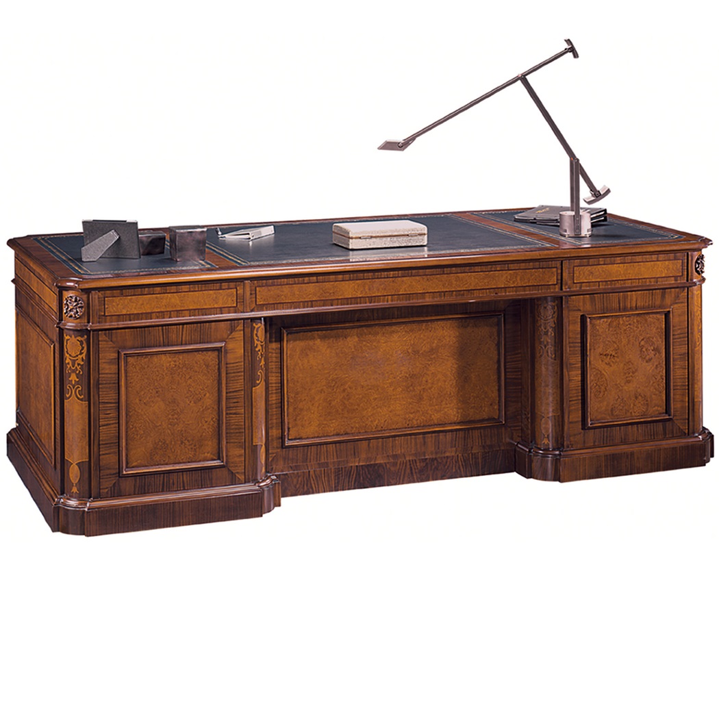 desk table leather top zafiro traditional Hurtado
                                            (imagen 1 de 4)