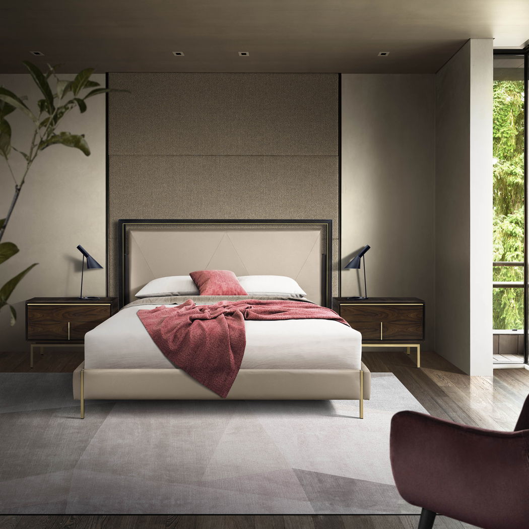upholstered king size bed usa coral evolution Hurtado
                                            (imagen 3 de 5)