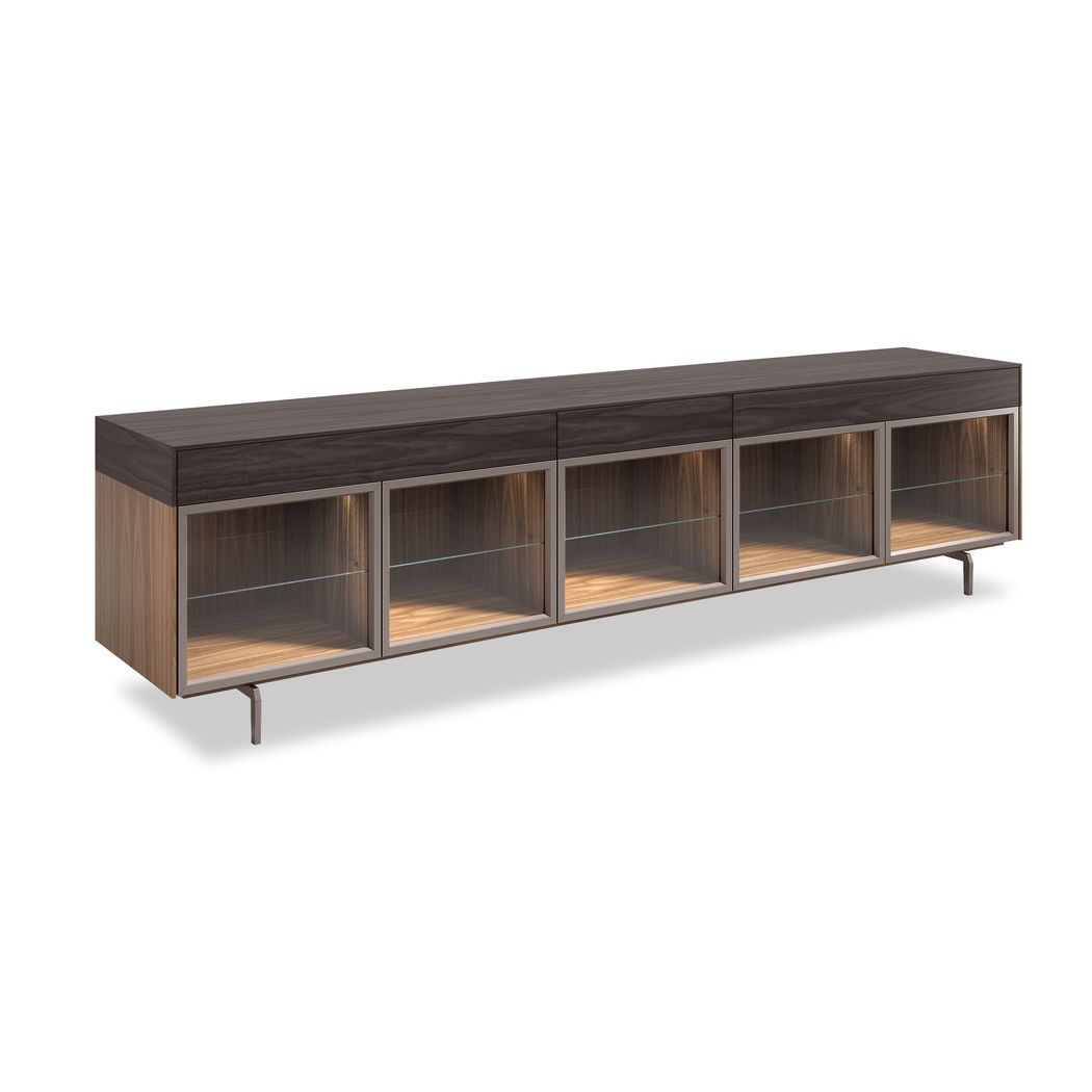 5 glass door credenza
                                    link evolution Hurtado