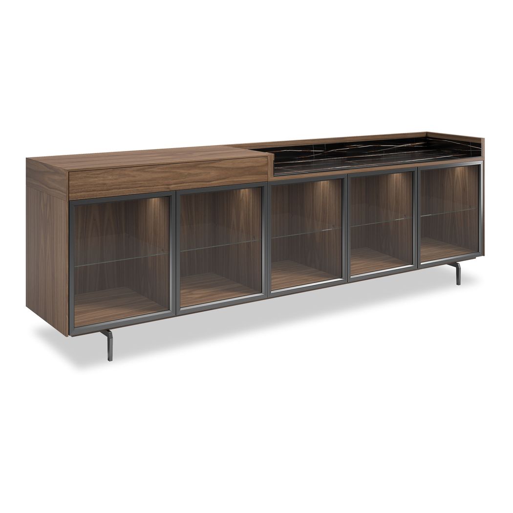 5 glass door credenza porcelain stoneware
                                    link evolution Hurtado