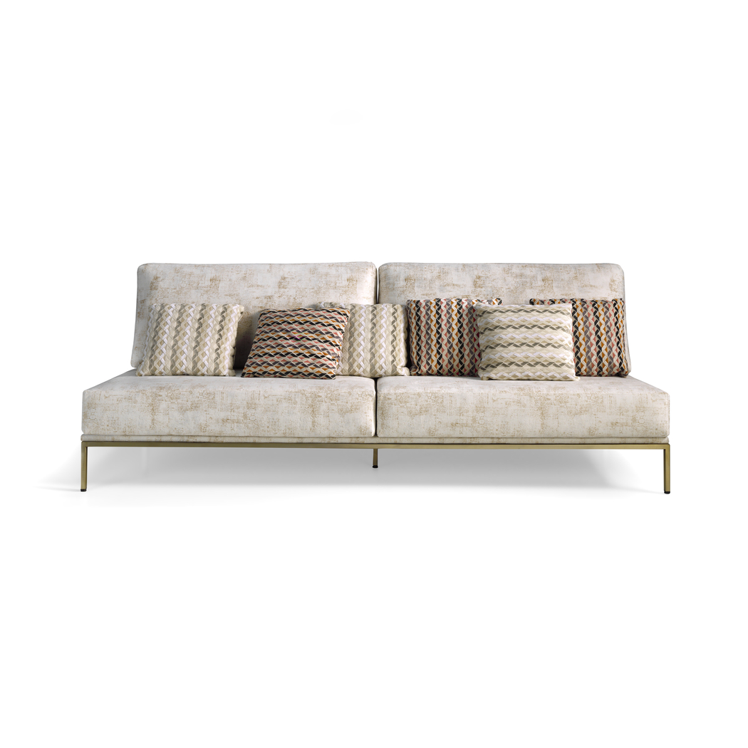 sofa 4 plazas sin brazos
                                    coral evolution Hurtado