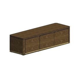 mueble tv tapa madera & frentes madera santa barbara
                                                    evolution Hurtado